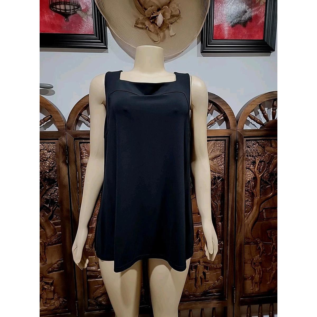 $398 Lafayette 148 New York Size L Women's Top Tunic Blouse Mate Jersey Nwt #R1